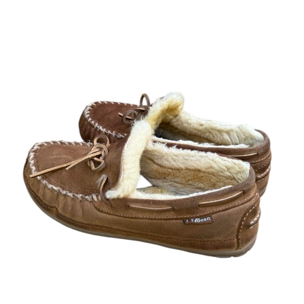 L.L. Bean Moccasin Slippers Women’s 9